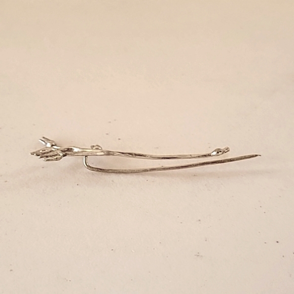 Vintage Silver Tree Branch Hat or Scarf Pin - Picture 3 of 4